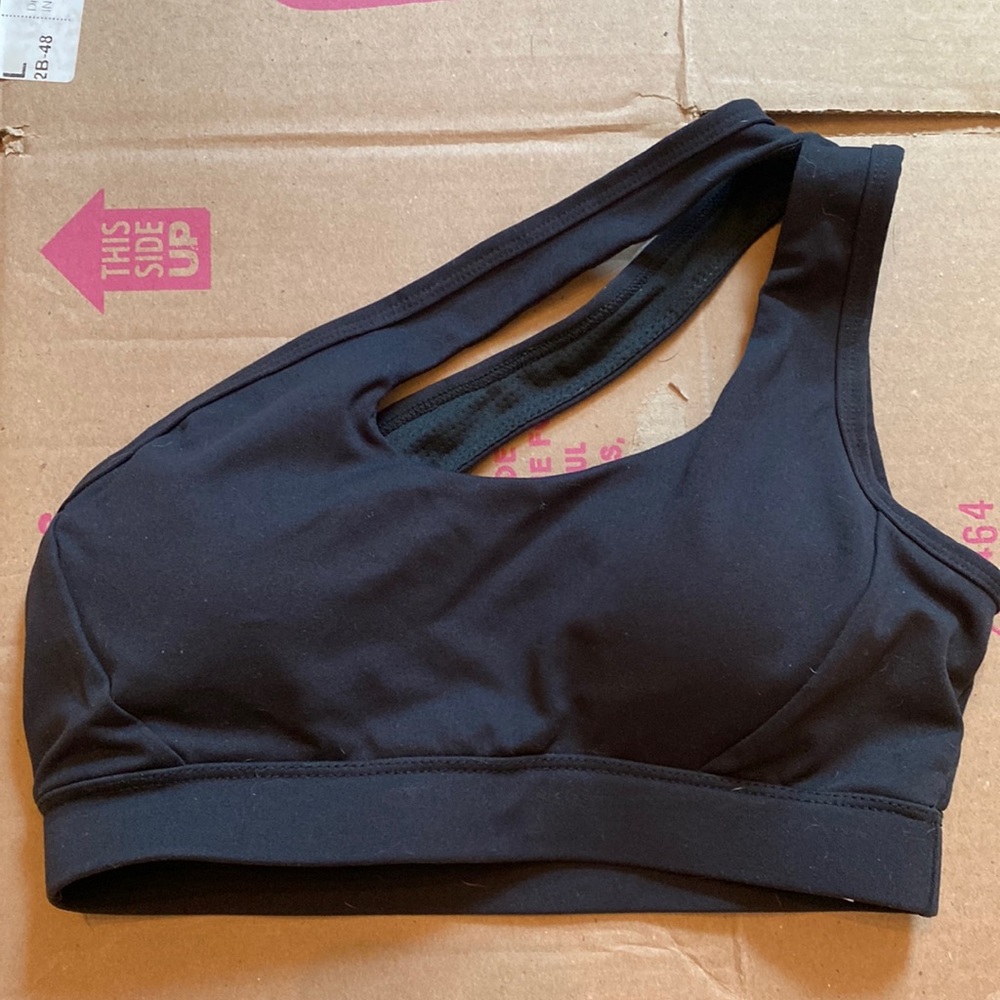 Medium (small) one shoulder sports bra
